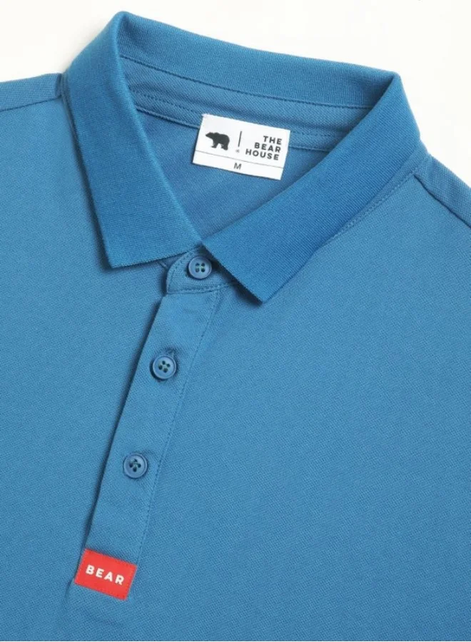 THE BEAR HOUSE Men's Polo Shirt for Casual & Semi-Formal Wear | Classic Collar Neck T-Shirt | Comfortable, Stylish & Versatile for Office, Travel, Outings & Everyday Use
