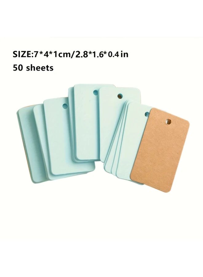 6 Pack Colored Flash Cards with Binder Rings 300 Sheets A2 Size Blank Notecards for Students Teachers DIY Greeting Cards Language Learning Spanish English Vocabulary Multicolor Study Sets - Image 2
