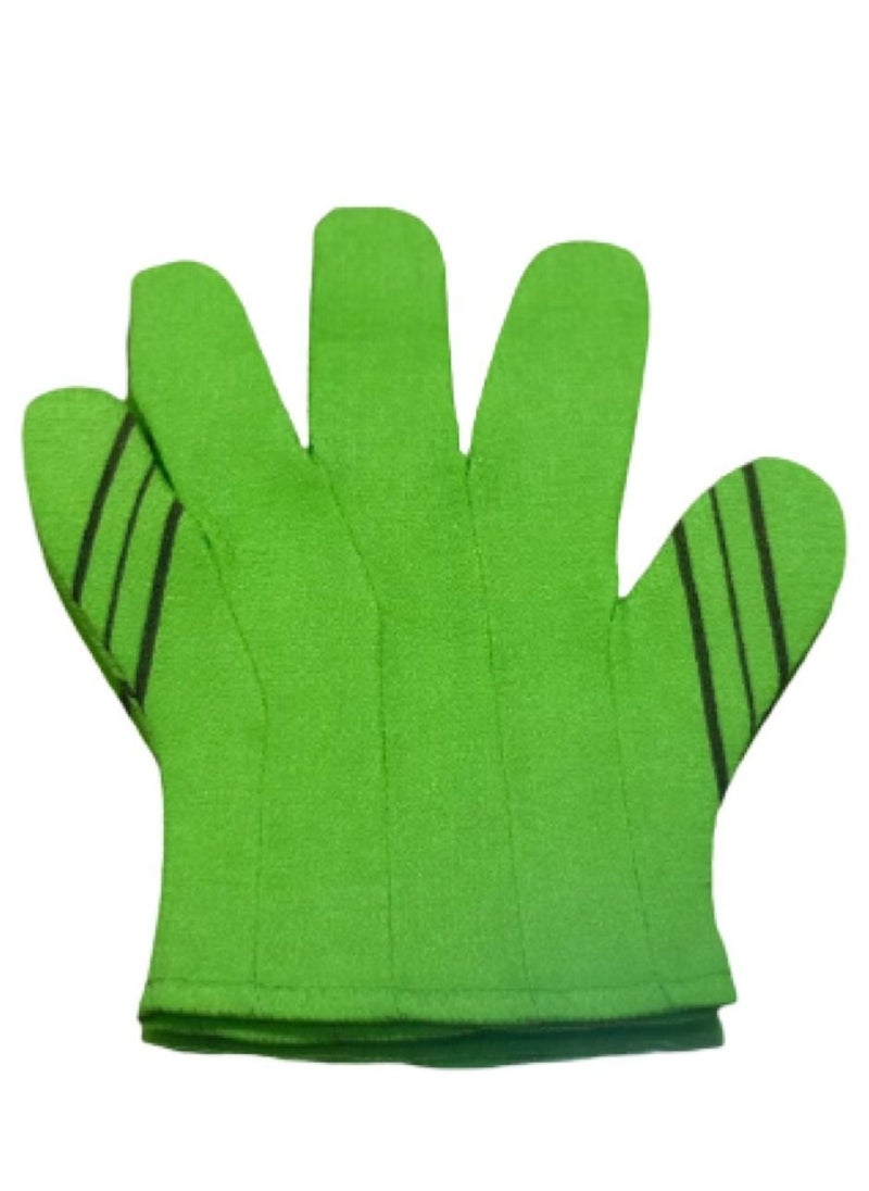 CLOVE Exfoliating Scrub Bath Mitten Green 