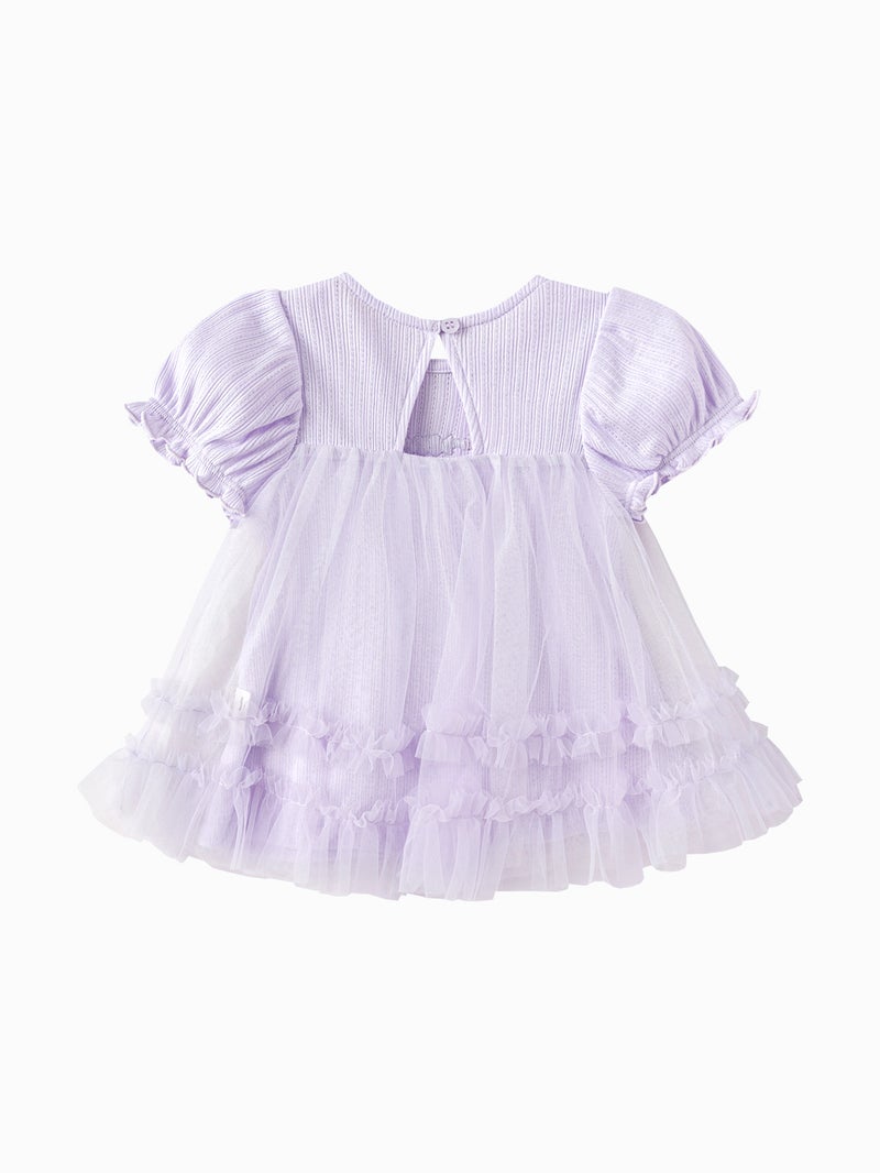Balabala Baby Girls Round neck short-sleeved Dress - Image 2