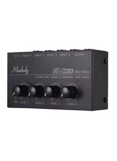 Muslady Ultra Compact Low Noise Mono Audio Mixer With Power Adapter And Manual  - Image 2