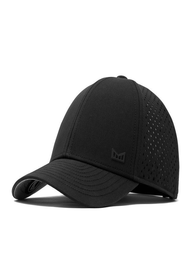melin A-Game Icon Hydro, Black, Performance Snapback Hat, Water-Resistant Baseball Cap for Men & Women, Small - Image 1