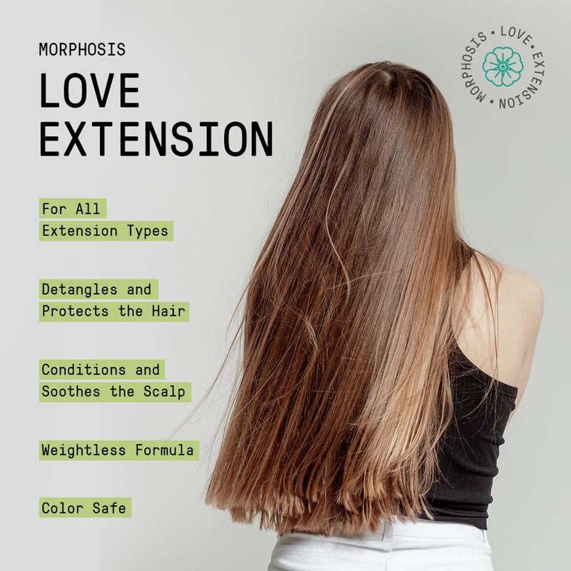 FRAMESI Morphosis Love Extension Shampoo 8.4 fl oz, Shampoo for Hair Extensions and Wigs, Natural Ingredients, Gently Cleanses and Hydrates, Color Safe - Image 2