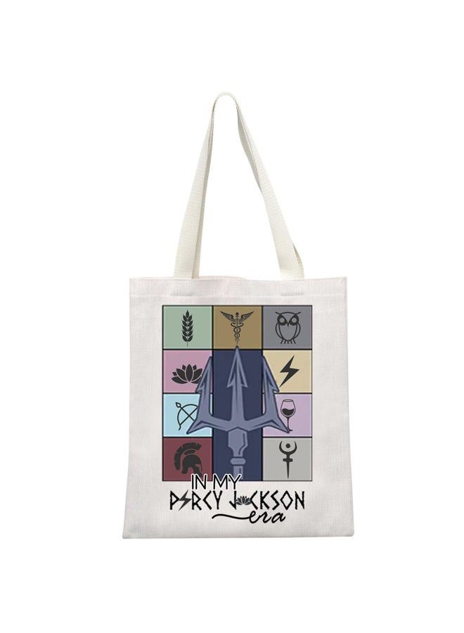 GJTIM Percy Jackson Percy Era Tote Bag - Unisex Young Adults - 13.78" x 15.75" - Percy Era Tote - Image 1