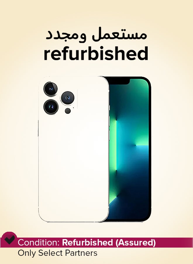 ابل  Refurbished - iPhone 13 Pro Max 128GB Silver 5G With Facetime - International Version - Image 1