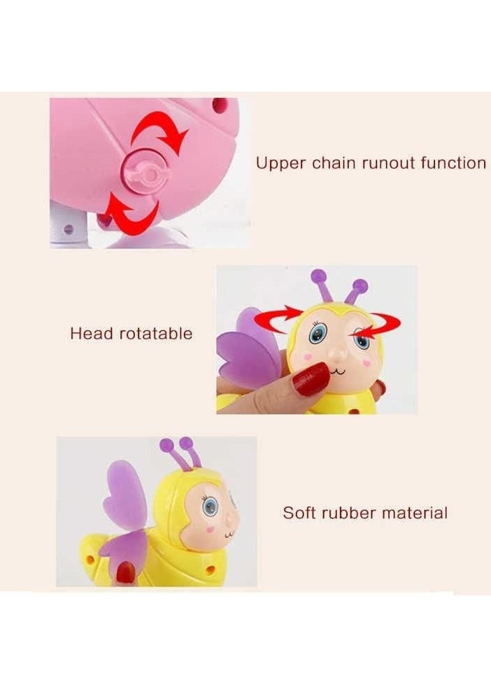 MAGIC VAULT - 3 Piece Key Operated Jumping Bee Toy, Clockwork Bird Toy, Friction Powered Toy for Toddlers (set of 3) - Image 1