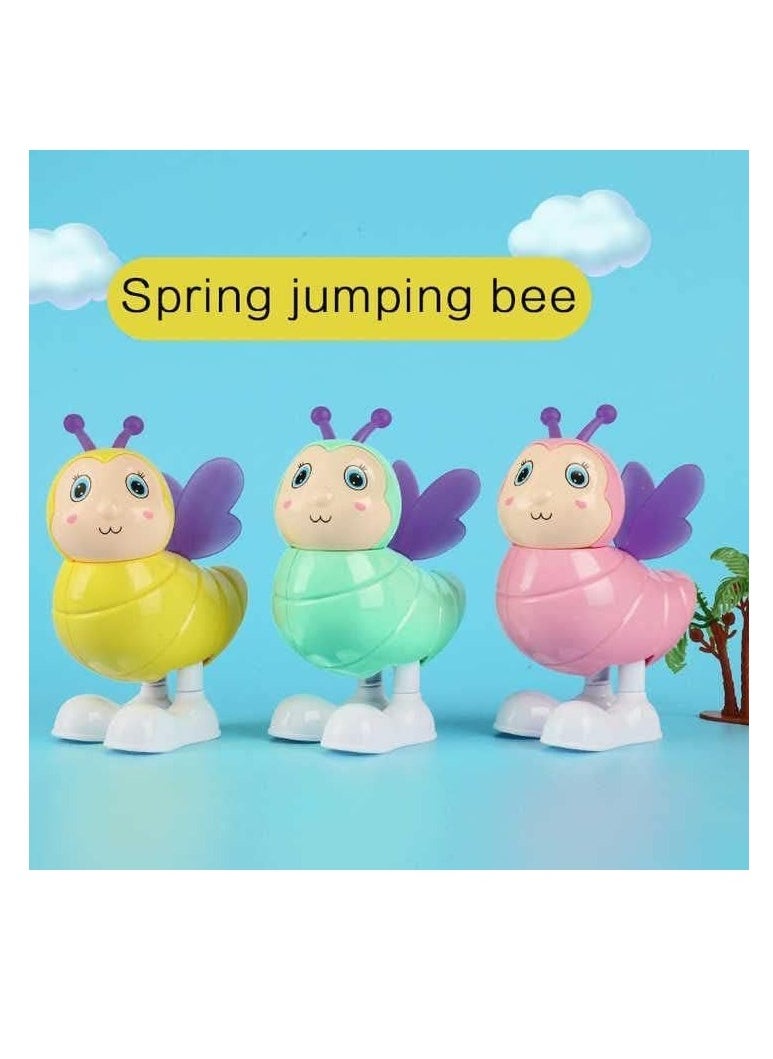 MAGIC VAULT - 3 Piece Key Operated Jumping Bee Toy, Clockwork Bird Toy, Friction Powered Toy for Toddlers (set of 3) - Image 1