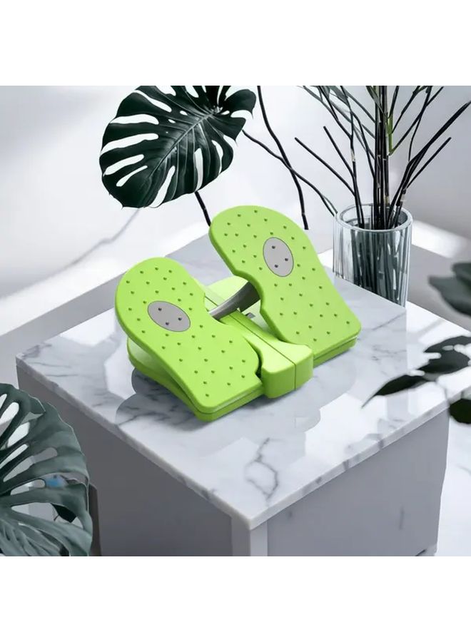 Green Mini Stepper Under Desk Silent Pedal Exerciser For Office Chair Leg Lifts - Image 1