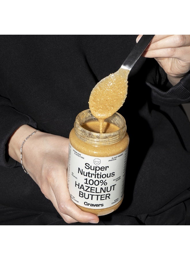 Cravers 100% Hazelnut Butter, 270g – Made from Dry-Roasted Hazelnuts, No Added Sugar, No Preservatives or Artificial Ingredients, Palm Oil-Free, Naturally Creamy - Image 2