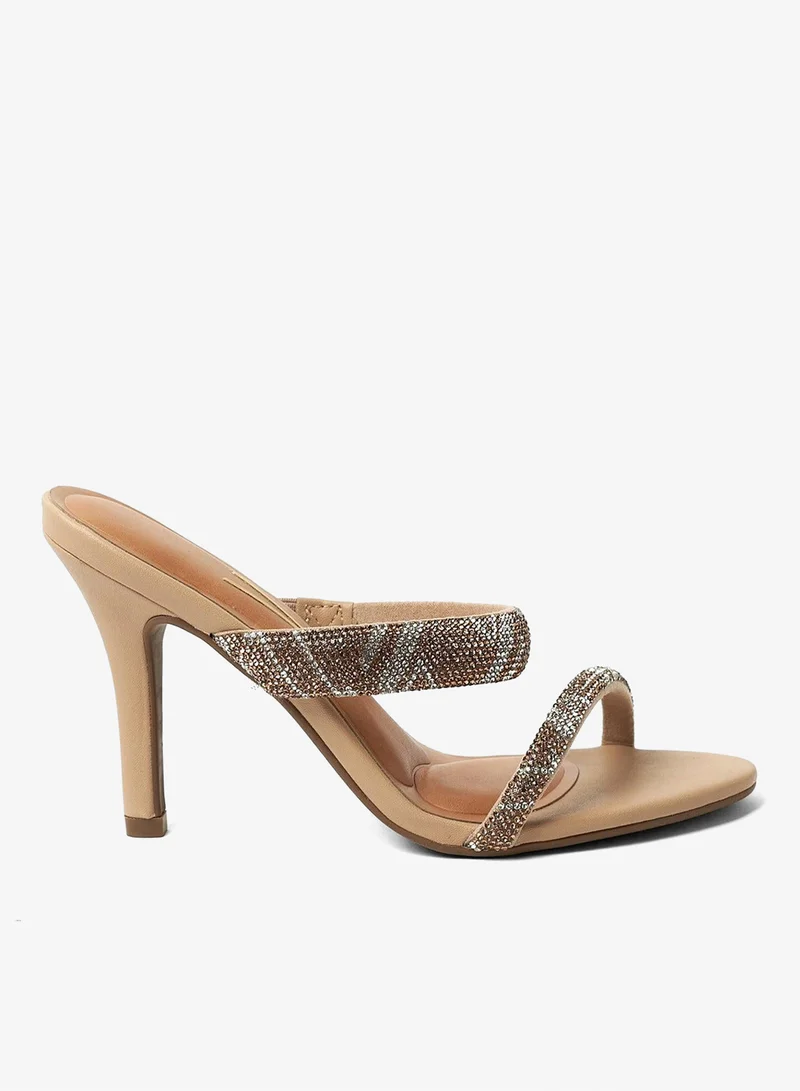 فيزانو صنادل بكعب عريض للنساء - صنادل أنيقة بكعب عالٍ للارتداء اليومي