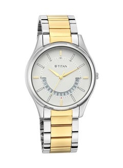 TITAN Lagan - White Dial Metal Strap 1713Bm01  - Image 1