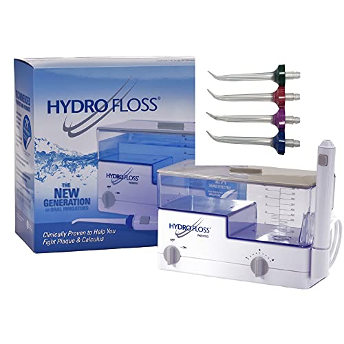 hydrofloss Hydro Floss New Generation Oral Irrigator Bundle with Sulcus Tips - Image 1