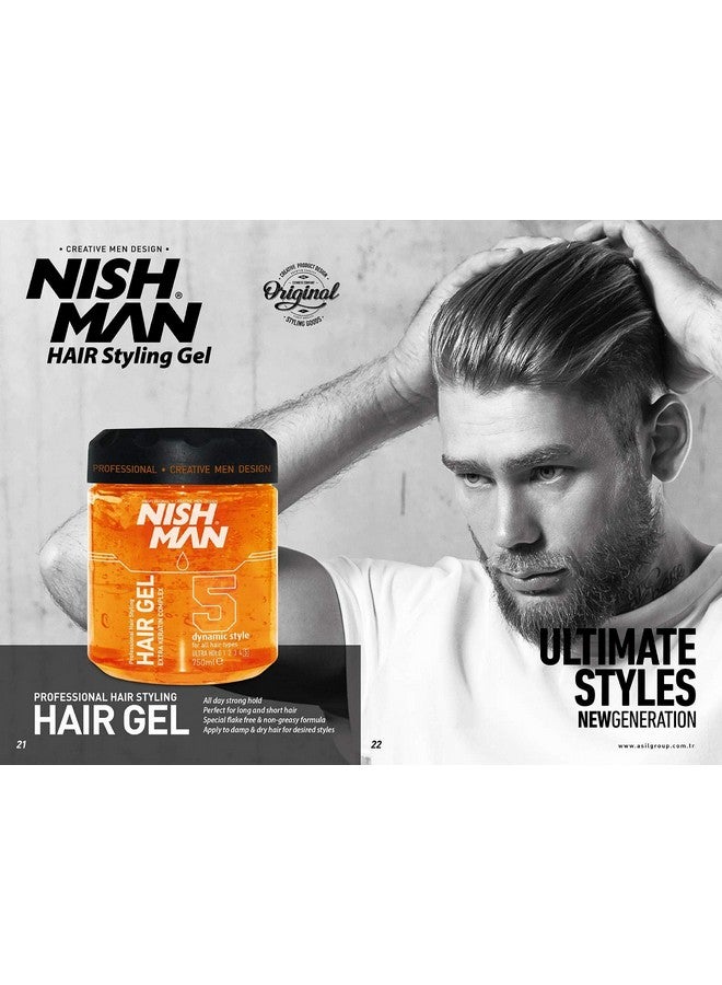 NISHMAN Hair Styling Series (05 Ultra Strong 750Ml) - Image 2