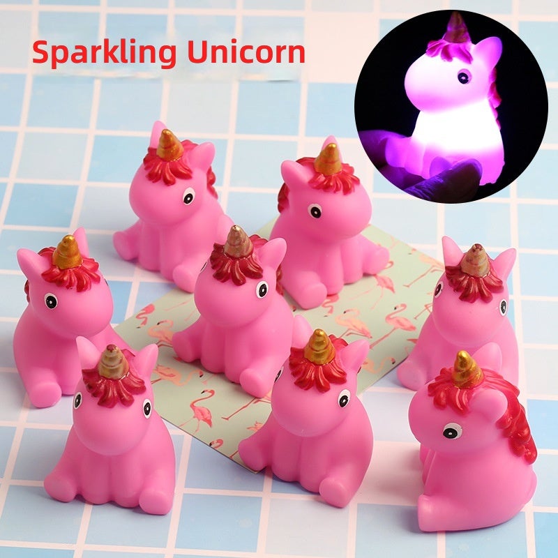 Autonomy Flash Vinyl Cartoon Animal Bath Toy with Touch Sensor Lights - Baby Bath Time  Fun - Image 3