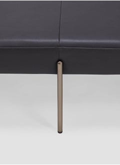 AL HUZAIFA FURNITURE Battista Bench, Full Grain Leather With Attached Small Table  - Image 2