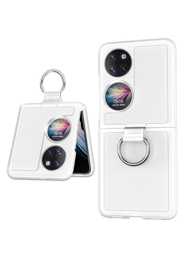 Zaboon Case For Huawei P50 Pocket Ring Holder Transparent PC Phone Case - Image 1