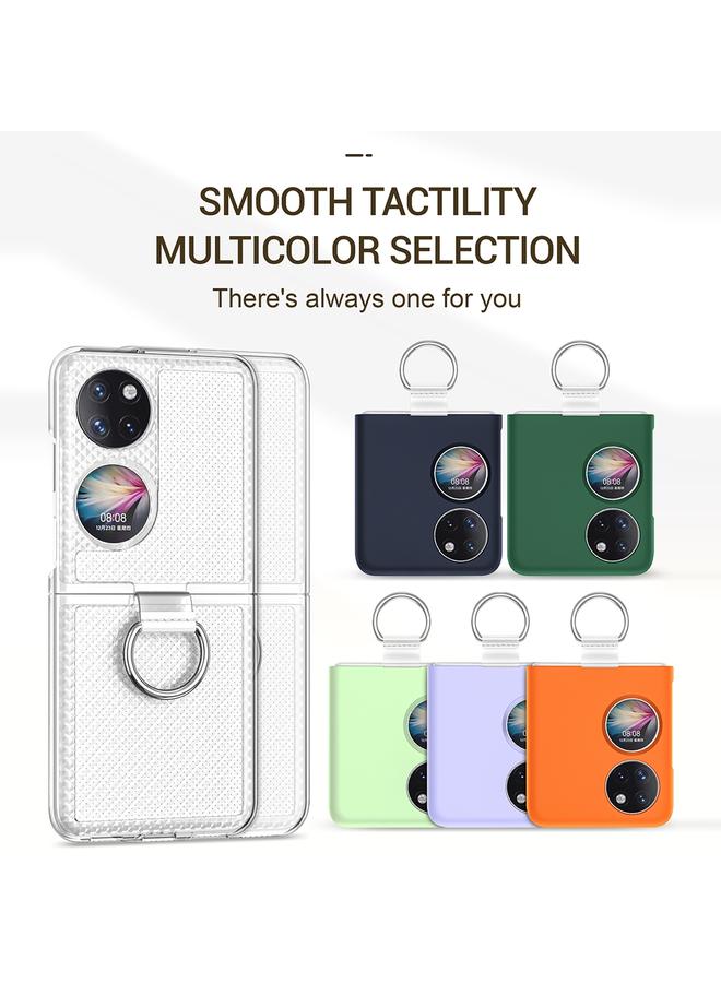 Zaboon Case For Huawei P50 Pocket Ring Holder Transparent PC Phone Case - Image 3
