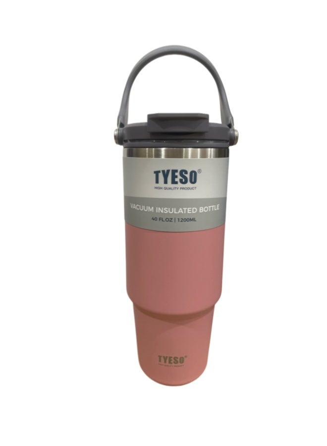 TYESO Stainless Steel Double-layer Coffee Cup Cold And Hot Car Mug Vacuum Flask Travel Thermos Bottle Portable Car Water Bottle - Image 1