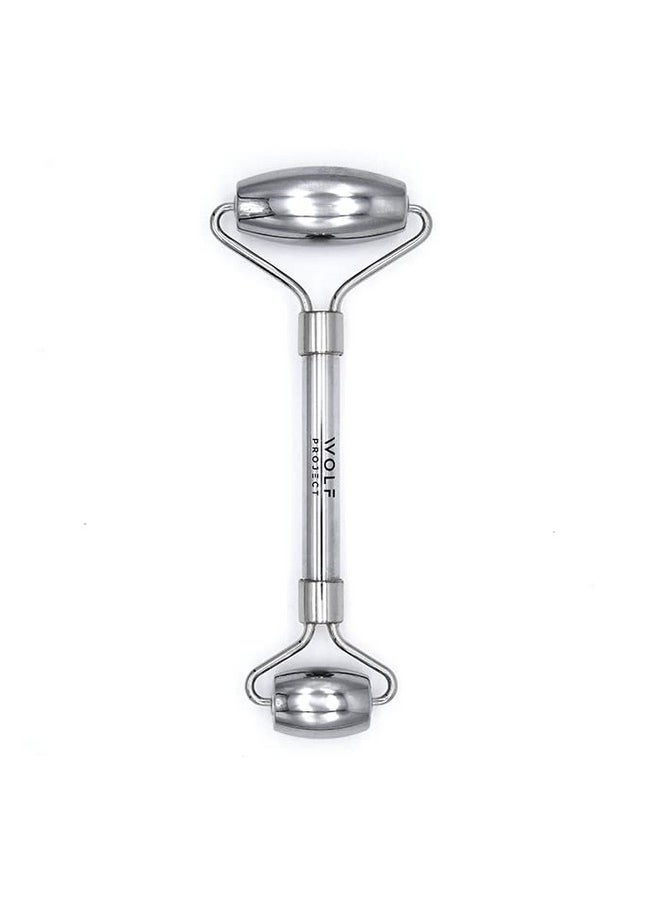 The Wolf Project Wolf Project Stainless Steel Face Roller Helps Reduce Face Puffiness Massage Face Neck And Eyes  - Image 1