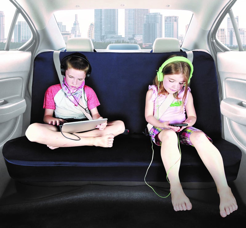 GOODYEAR, Neoprene Waterproof Car Back Seat Cover, Universal Fit Automobile Bench Cover, Backseat Protector for Adults, Kids, and Pets, 54.25” x 42.75 - Image 4