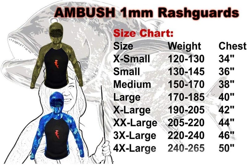 HAMMERHEAD Ambush Rashguard Long Sleeve w/Hood - HH Camo - Image 1