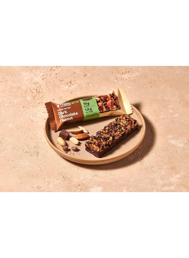 Maxi Nutrition Dark Chocolate Peanut Nut Bar  - Image 3