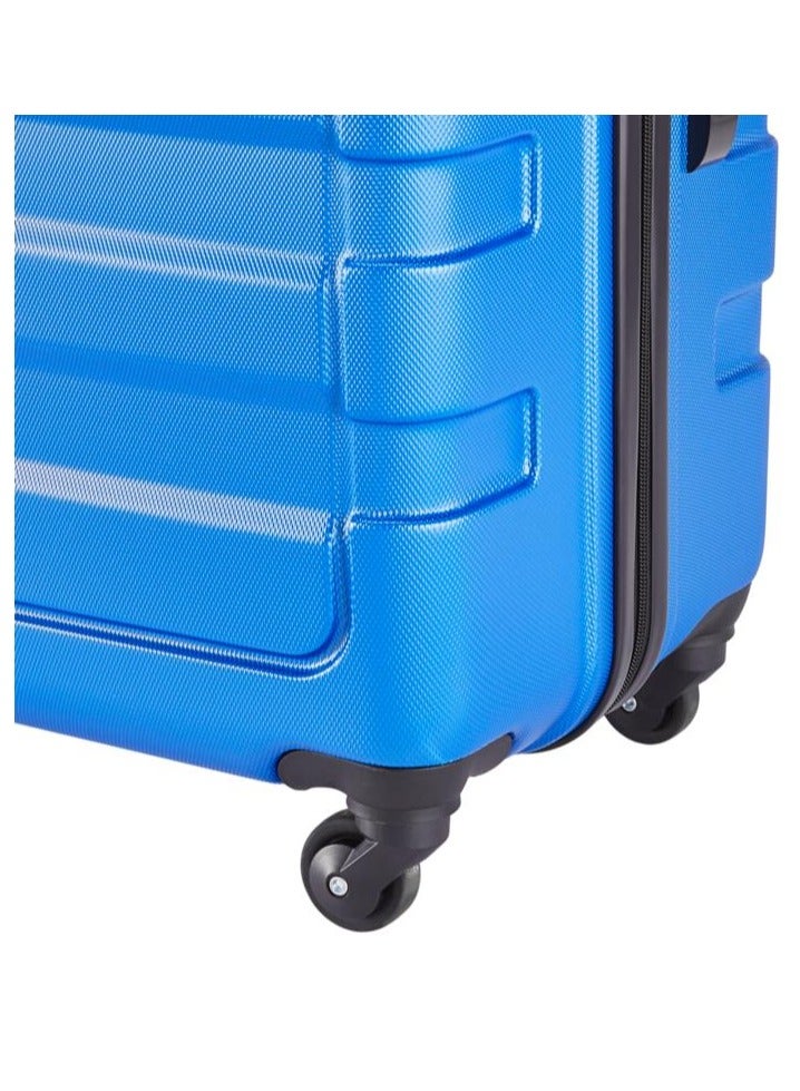 OUTBOUND 3-Piece Hardcase Spinner Luggage Set, Includes 20", 24", and 28" Luggage bags, Durable ABS Construction, Telescopic Handle - Blue - Image 4