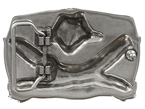 Belts.com HA2334 Antique Gold Pirate Skull Engraved Punk Unique 3D Belt Buckle, Fits 1-1/2"(38mm) Belt (Antique Silver Gold) - Image 2