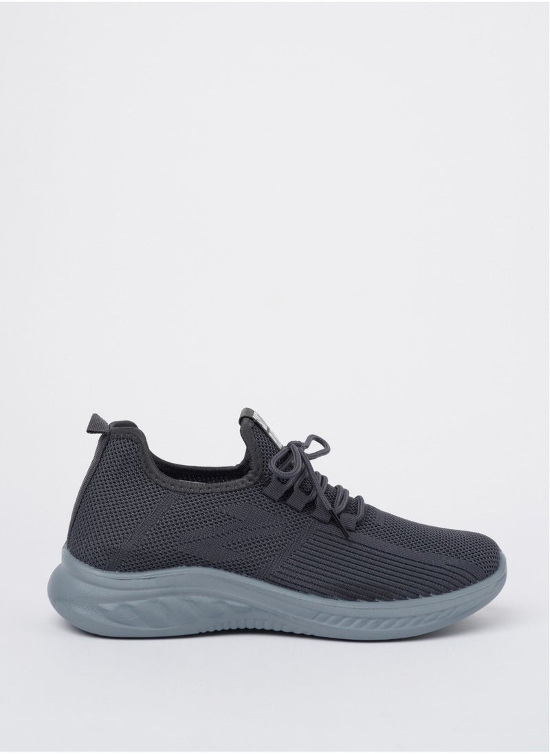 Cobblerz - Cobblerz Mens Lace-up Low Top Sneakers Grey - Image 1