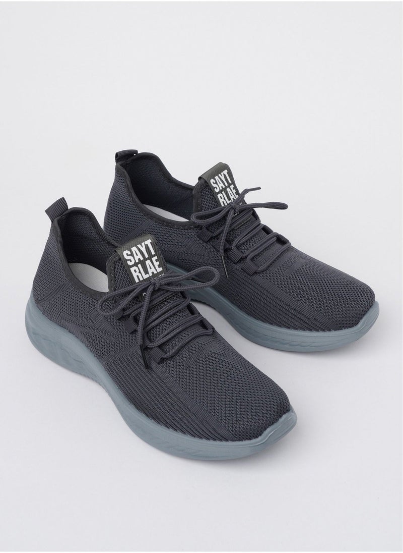 Cobblerz - Cobblerz Mens Lace-up Low Top Sneakers Grey - Image 1