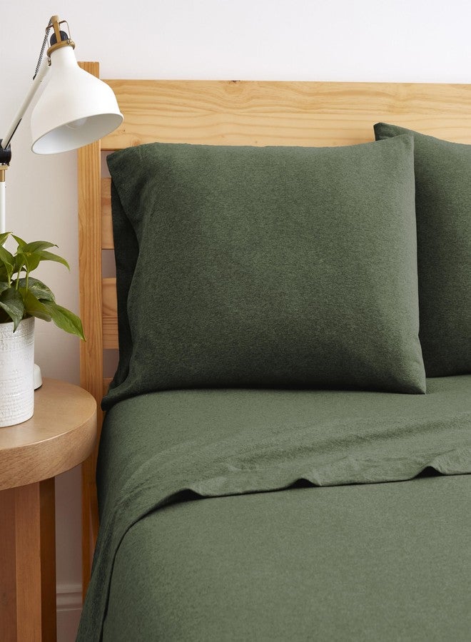 BED INC Road Trip America Jersey Sheets Queen Set - Cotton (4 Pieces) All Seasonal Deep Pockets Soft Cozy Knit Stretchy Bed Sheets - Hotel and Residential Quality (Green, Queen) - Image 2