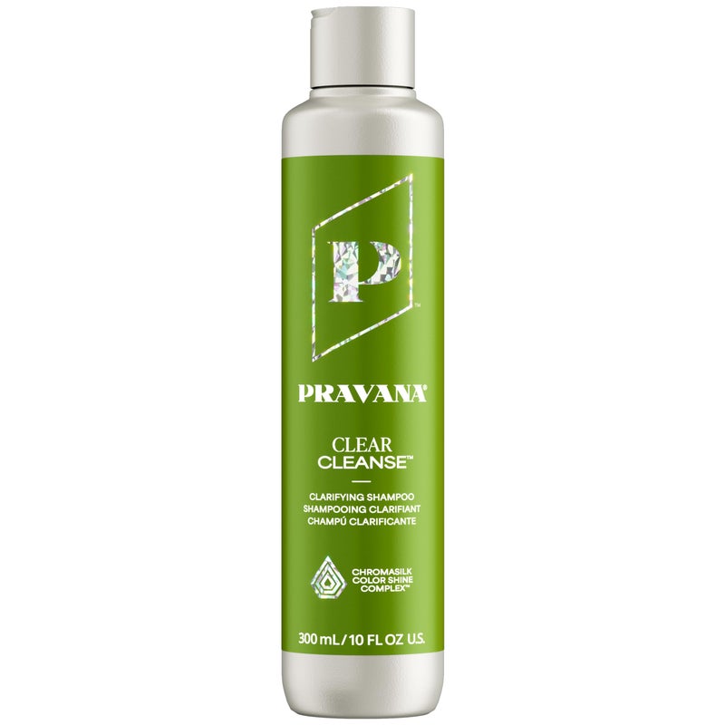 Pravana Clear Cleanse Mineral Diminishing Shampoo | For Clarifying Color-Treated Hair | Instantly Removes Hard Water Deposits | Hydrates, Energizes, Volumizes | Eliminates Discoloration | 10 Fl Oz - Image 1