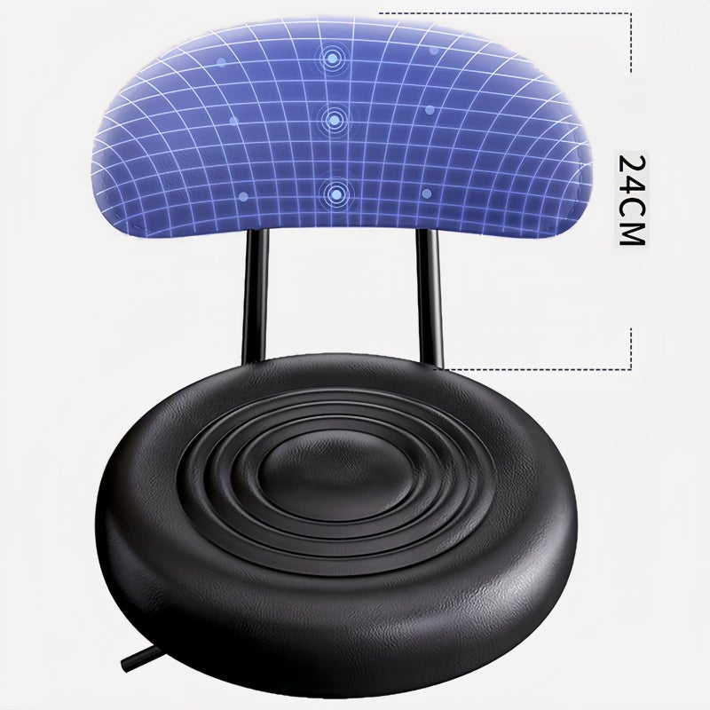 شاربدو كرسي بار 4PCS ، كرسي مستدير صغير عالي الظهر ، كرسي بار عالي قابل للتعديل مريح مع 360 درجة دوار مثالي للمطبخ المنزلي مقابل الطعام كرسي مساند القدم العالي - Image 5