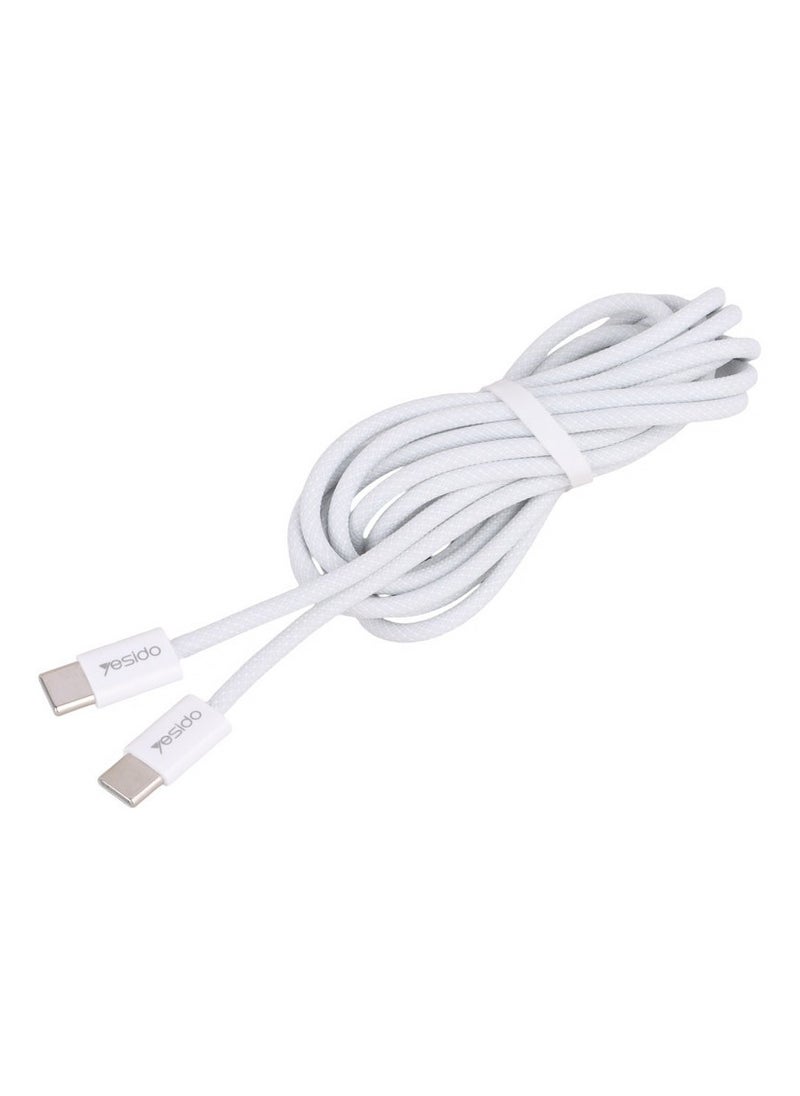 Yesido Yesido CA164 Fast Charging Type-C to Type-C Cable, PD 60W, 1M  - Image 4