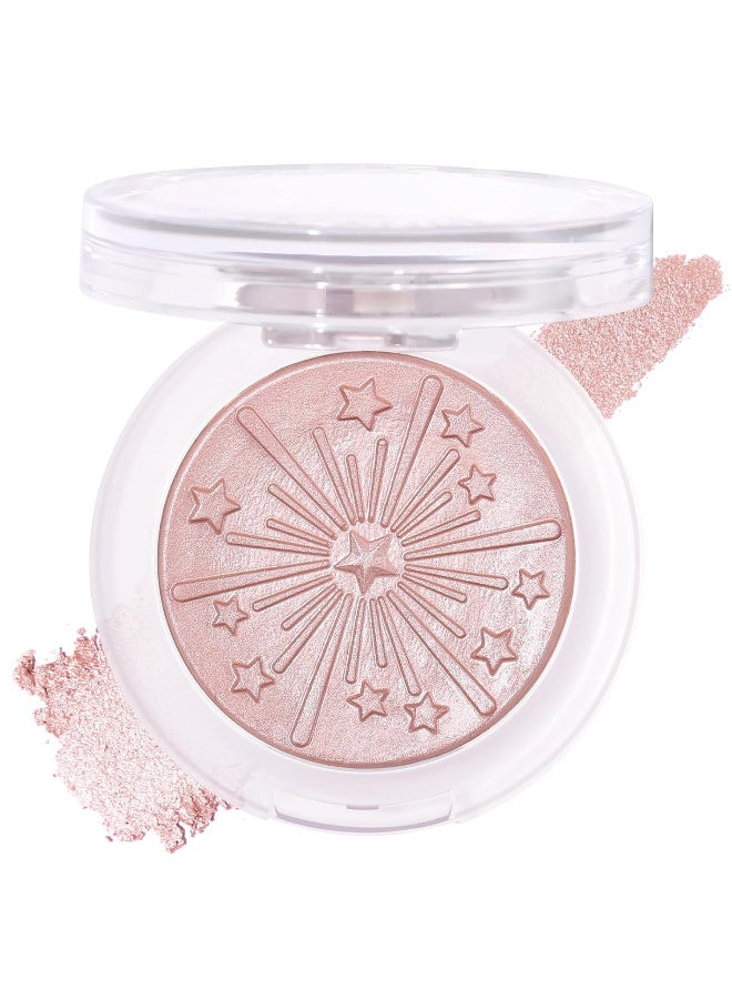 Baked Blush for Cheek, Glow Blushing Palette - Seamless Silky Blendable Powder Blush Makeup Palette, Delivering Long Last Natural Ruddy Complexion, 05 Champagne
