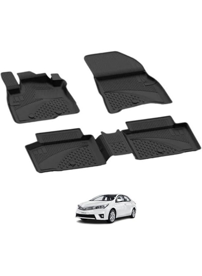 Turkish Sahler TPE Floor Mats Compatible With toyota corolla 2014-2018 - Image 1