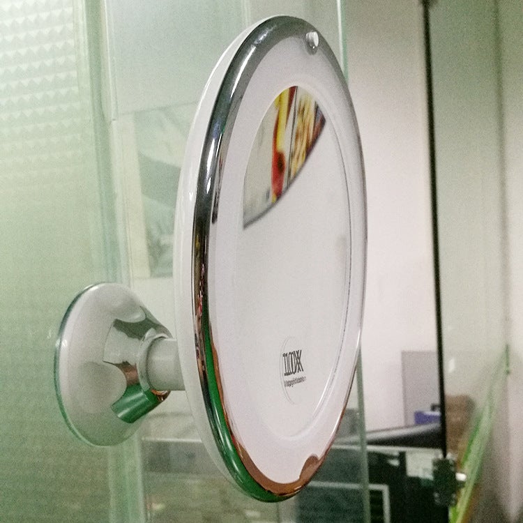 10X 10X Magnifying Led Fill-In Light Makeup Mirror Beauty Mirror With Light Mirror With Suction Cup Bathroom Mirror - Image 2