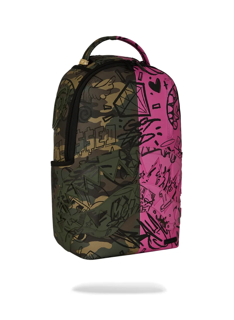 سبراي جراوند SPLIT PINK AND CAMO DLXSV BACKPACK