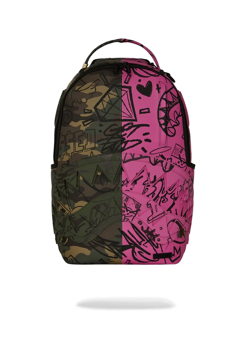 سبراي جراوند SPLIT PINK AND CAMO DLXSV BACKPACK
