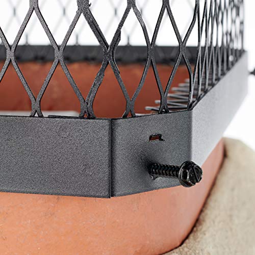 HY-C Shelter 9" x 18" Single Flue Bolt-On Chimney Cap, Fully Assembled, Galvanized Steel - Image 4