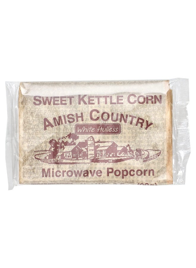 Amish Country Popcorn, Microwave Popcorn, Sweet Kettle Corn, 3 Bags, 3.5 oz (99 g) Each - Image 3