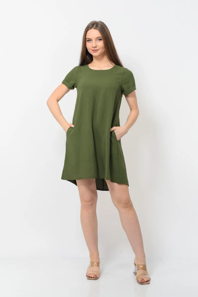 نوسيل Green Pocket Dress