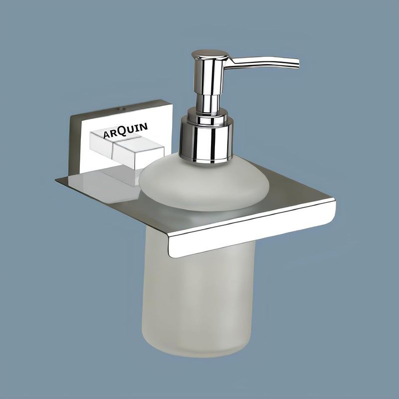 ARQUIN Taurus 304 Grade Stainless Steel Liquid Soap DispenserSoap DispenserBathroom Accessories Chrome Pack of 4 - Image 1