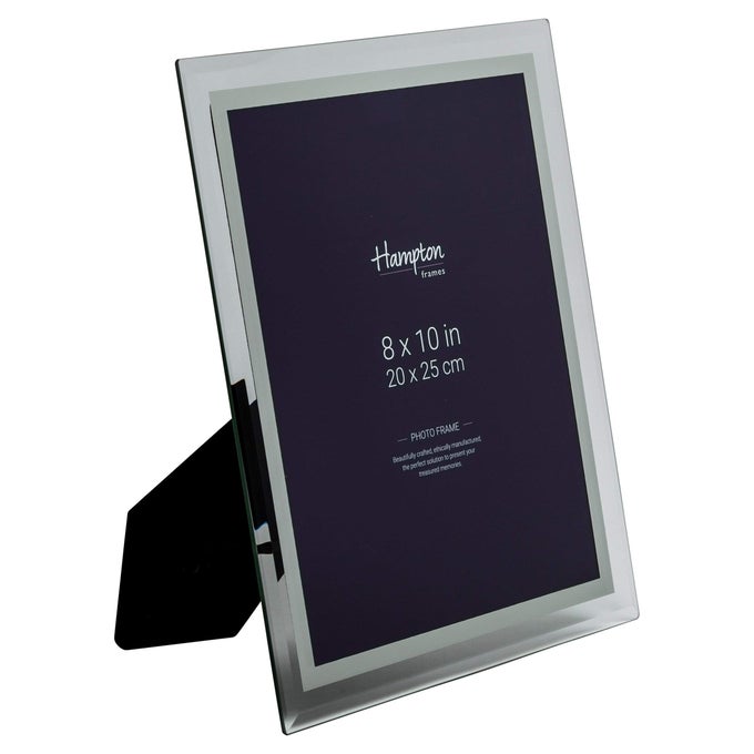 MIRROR FINISHED MIRROR GLASS PHOTO PICTURE DISPLAY FRAME 8X10 20X25CM GTM24080