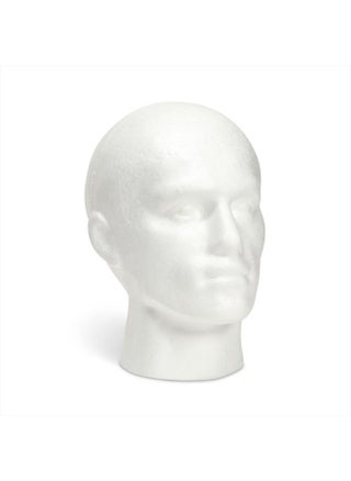 Male Head Form, Foam Mannequin Display for Hats, Wigs, Masks, Caps, Jewelry, Foam Head for Cosplay, DIY, Arts and Crafts Projects, Retail Storefronts (White, 9x11 in) - pzsku/ZE6E4234E28D9E419FBFDZ/45/_/1683831196/e7a21d6e-e677-4dfb-8427-fa523221255d