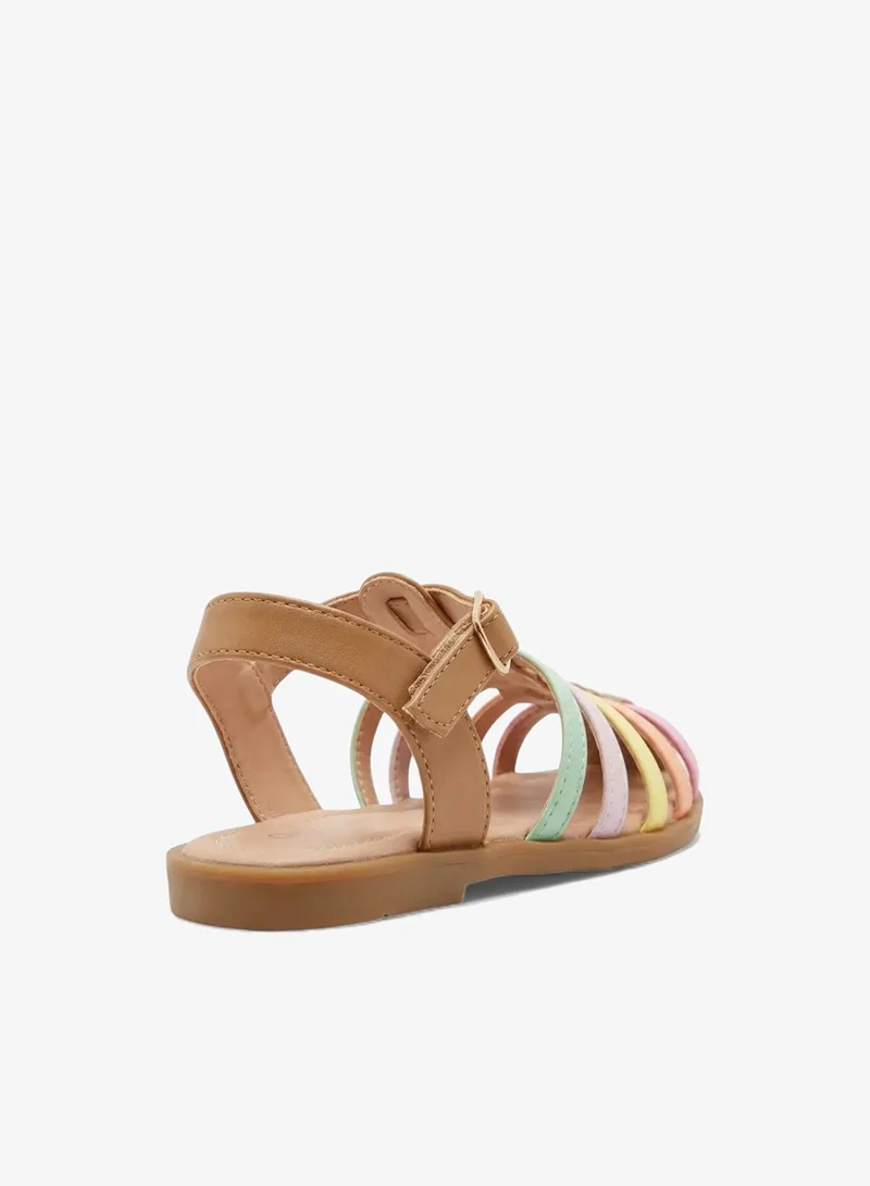Geoomnii Multi Junior Girls’ Sandals with Backstrap – Soft, Comfortable & Secure Fit for Women | Best Price UAE