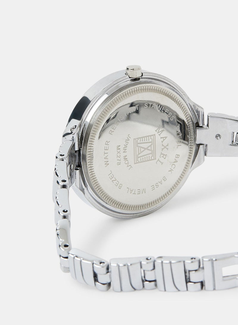 Maxel Women's Quartz Classic Fashion Analog Wrist Watch MX460 - 28mm - Image 4