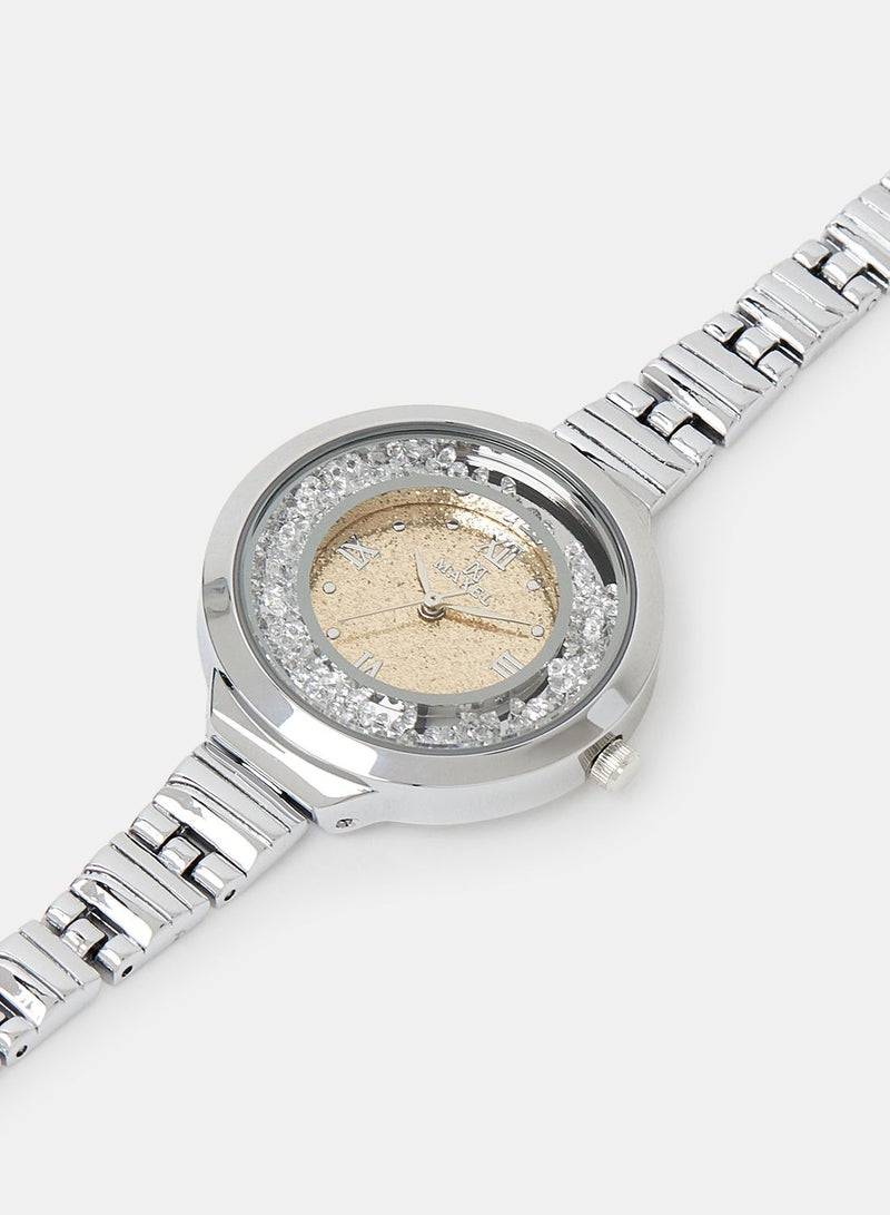 Maxel Women's Quartz Classic Fashion Analog Wrist Watch MX460 - 28mm - Image 2