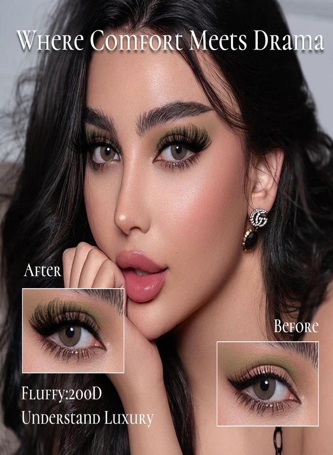 KEYYOU Lash Clusters Kit 182pcs Thick Volume Lash clusters 200D D Curl Wispy Easy to Apply with Lash Bond and Seal Lash Applicator Lash Remover Lash Extension Kit at Home(RMkit-200D-D-10-18mix) - Image 2