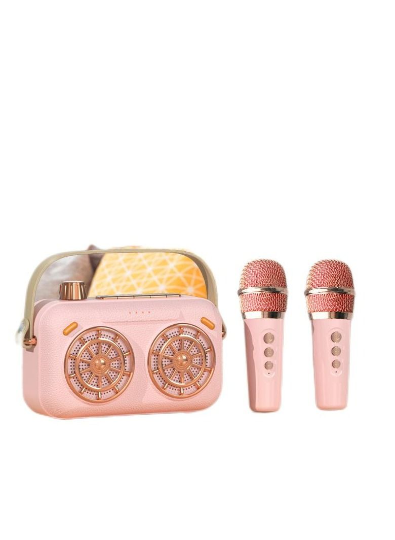 GULFLINK Portable Bluetooth Speaker with Microphone Set Pink - Image 1